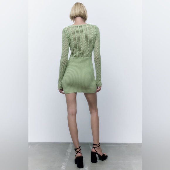 ZARA CHENILLE DRESS - Picture 6 of 7